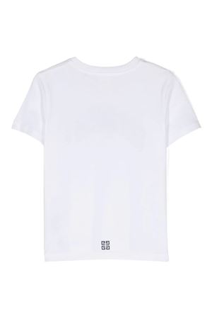 tshirt in cotone bianco GIVENCHY KIDS | H3033610P